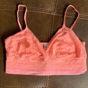 Victoria's Secret Coral Lace Bralette